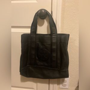 Used Tory Burch leather tote!